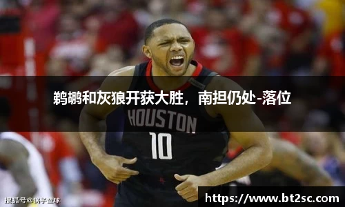鹈鹕和灰狼开获大胜，南担仍处-落位
